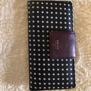 Fossil Wallet~Polka Dot